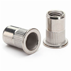 Flat Head Knurled Body Rivet Nut